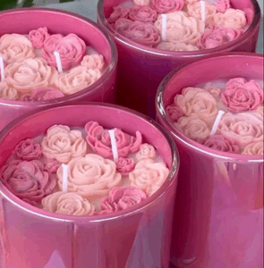 Pink Jar with small flower