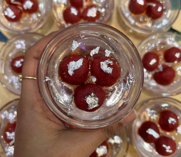 Small Gulabjamun Candle