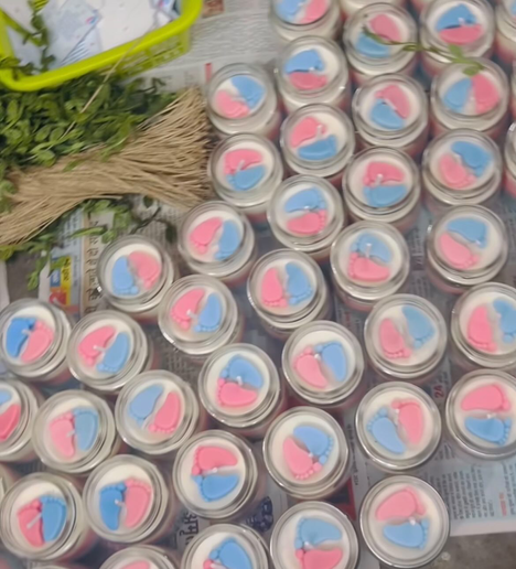 Baby Shower flower bouquet