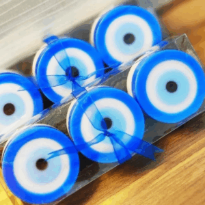 Evil eye candle