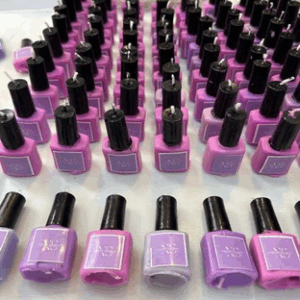 Nail paint candle