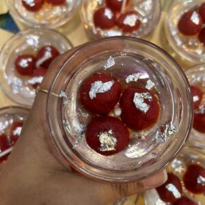 Gulabjamun candle