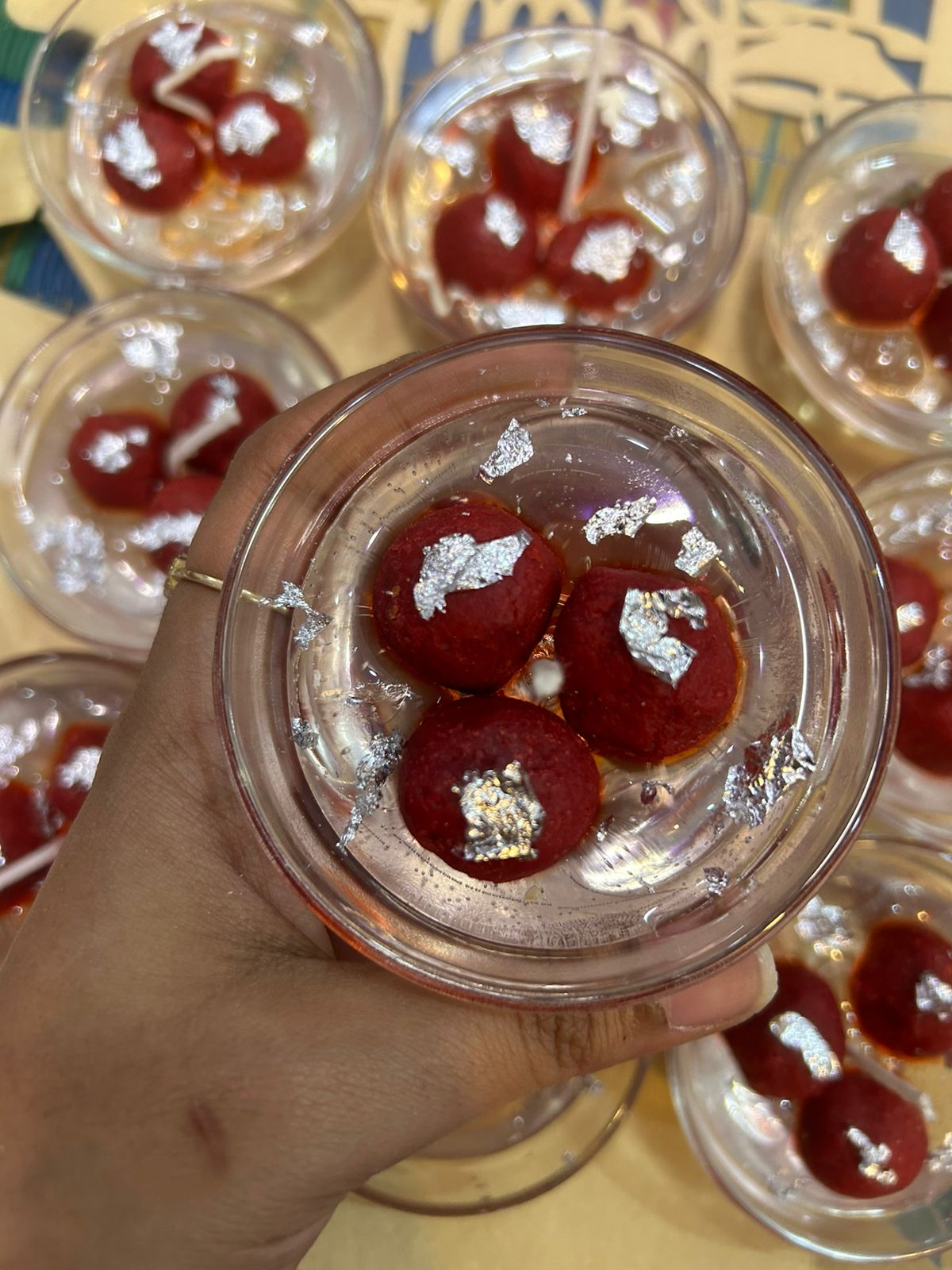 Gulabjamun candle