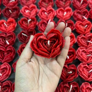 Heart shape rose flower